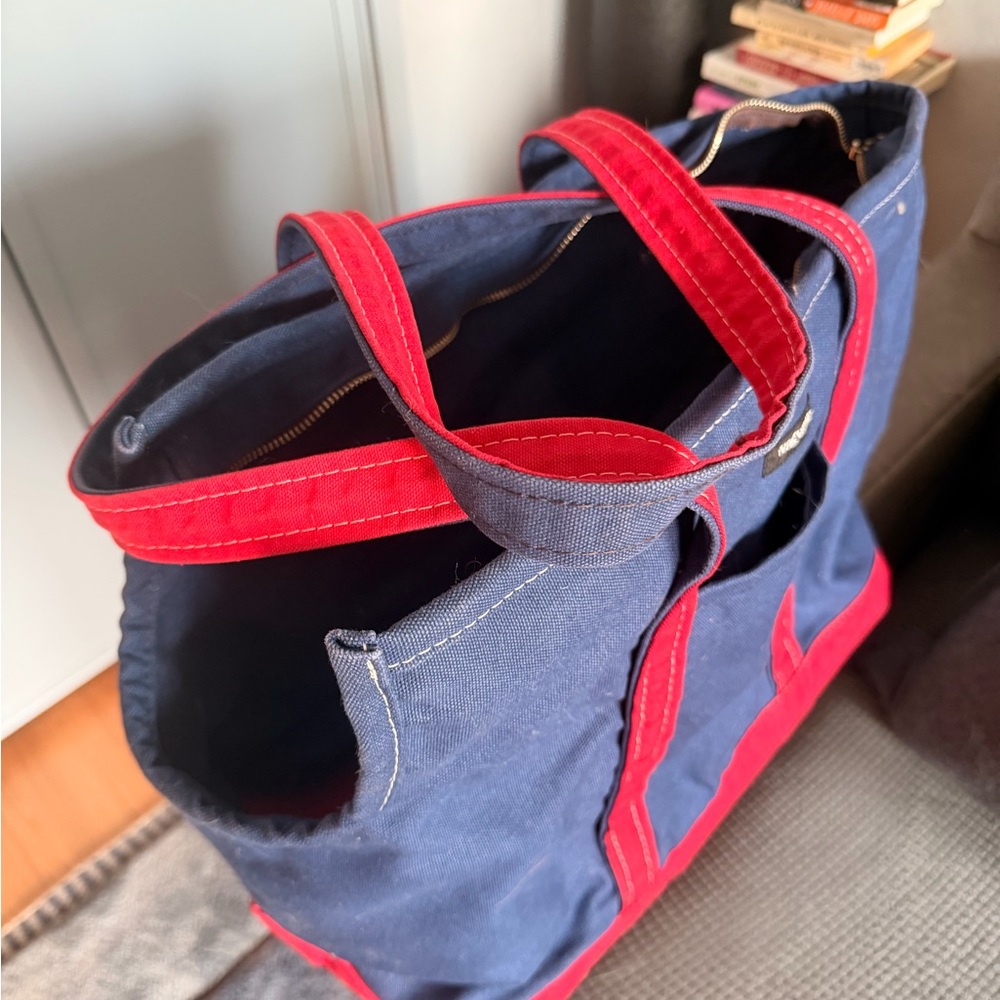 Chic Pet Carrier Tote - Blue and Red - Picture 5 of 9